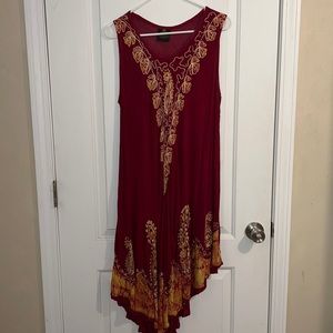 Free flow hippie style dress